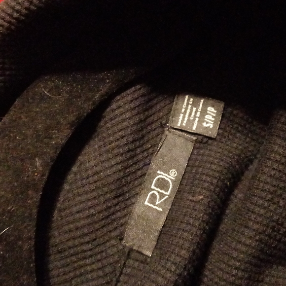 NORDSTROM RDI WAFFLE KNIT HOODIE LONG SLEEVE LUXURY WEIGHT - Picture 9 of 10